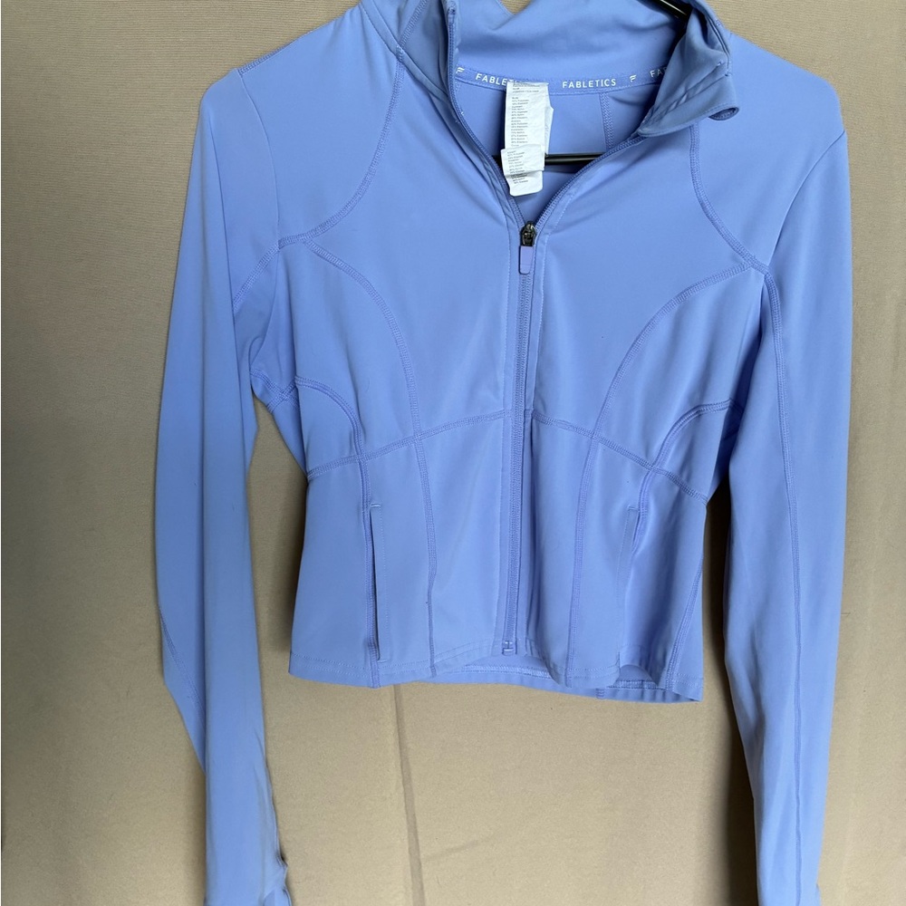 Fabletics Women's Lavender Bomber Jacket